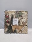 Vintage Father Christmas Napkins Santa St  Nick 20 Pk  Luncheon Old Fashioned