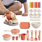 Clay Dough Tools Kit Play Set Mold Kids Toydough Pasta Maker Colorful Fun