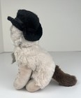 Small Gund Cream   Brown Plush Grumpy Cat W Black Top Hat   No  Star Around Neck