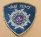 Oak Bay British Columbia Canada Fire Department Patch Unused