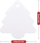 Christmas Gift Tags - 100pcs White Holiday Tags With String  Christmas Tree Blan