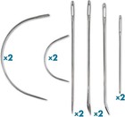 Heavy Duty Hand Sewing Needles Set - 12 Needles For Upholstery  Leather  Carpet