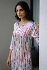 Women   s Casual Cotton Co-ord Set For Summer Lounge Wear Tracksuit Top Pant Dress