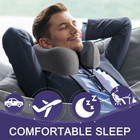 Travel Pillow  100  Pure Memory Foam Neck Pillows For Travel Airplane Headrest F
