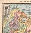 1911 Hammond Map Russia W provinces Before The Revolution   Wwii   On Rev  Asia