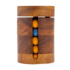Twister Brain Teaser Game - Handmade Wooden Mind Slide Puzzle