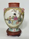 Chinese Family Rose Porcelain Vases  20th Century