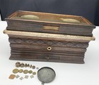 Antique Henry Troemner Apothecary Glass Marble Balance Scale Philadelphia Ornate