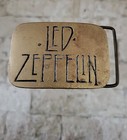 Vintage 1970 s  Led Zeppelin Belt Buckle  Solid Brass 