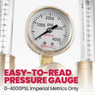 Sparc Dual Output Argon Welding Flow Meter   Regulator 0-60 Cfh Cga-580 Mig Tig