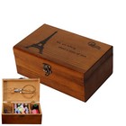 Wooden Sewing Basket Wooden Thread Box Wooden Box With Lid  Sewing Supplies