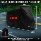 Outdoor Bike Cover Ultra Waterproof - Heavy Duty 210d Oxford Tear Resistant A   
