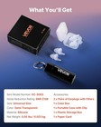 Concert Ear Plugs  2 Pairs Reusable High Fidelity Musician Ear Plugs  Snr 27 Db