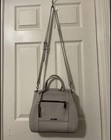 Light Leather Grey Steve Madden Adjustable Bag Purse
