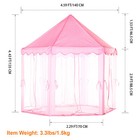 Princess Girls Large Playhouse Kids Castle Play Tent  Children Indoor Outdoor