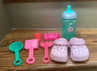 Tommee Tippee Sippy Toddler Sportee Bottle Plus Pink Clogs   Beach Toys