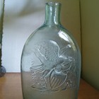 Scarce Dyottville Glass Works Eagle   Shield Gii-38 Pint 1860s Historical Flask