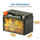 Ytx12a-bs High Performance -maintenance Free- Sealed Agm Motorcycle Battery