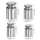Gram Calibration Weight Set 50g 100g 200g 1kg M1 Precision Chrome Plated Steel
