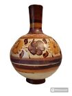 1960 s Antique Mexican Clay Handmade Pottery 9  Diameter 11  Tall Beautiful 