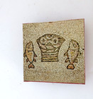 Israeliana   Vintage Matchbox  ancient Mosaics In Israel  Antiquities Ltd 