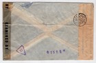 Egypt 1944 Triple Cencored War Time Cover Cairo To Ny 