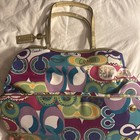 Rare Coach Graffiti Framed Kisslock Carryall Tote Bag Purse 19439 Nwt