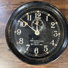 Seth Thomas Mark I - Deck Clock Black Us Navy Bakelite Exterior U s s  Wyoming