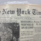 Authentic New York Times June 16th  1947 Newspaper Authenticated W  Certificate