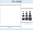 Tile Garden Metal Cutting Dies And Clear Stamp Set Scrapbooking Cards Embossing