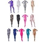 Women s Bodysuit Full Body Leotard Long Sleeve Jumpsuit Bodycon Rompers Yoga