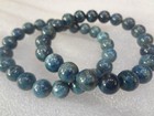 Blue Natural Kyanite Bracelet 10mm Healing Gemstone Bracelet