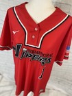 Birmingham Vipers Red Softball Jersey Ladies Size L League  1 Bv Mizuno Usa
