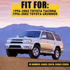 2  Air Grille Center Dash Ac Vent For Toyota 4runner Tacoma 96 97 98 99 00 01 02