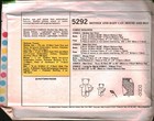 5292 Vintage Mccalls Sewing Pattern Stuffed Animals Cat Mouse Bed 1970s Toy