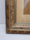 Victorian Antique Wood Gold Gilt Deep Well Walnut Photo Picture Frame Eastlake