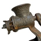 Antique Universal Food Chopper  No 0 Landers Frary Clark Cast Iron Grinder 1897