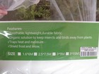Blanket Plant Cover Freeze Protection Floating Row Cover 10 X 30