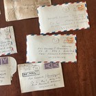Lot Of 13 Vintage World War Ii Letters Including Drawings Los Angeles Wyoming