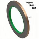 Teulrss Conductive Pure Copper Tape 1 4in 66ft  Double Sided 1 4 In 66ft