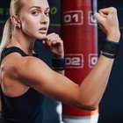 Gymenist Wrist Weights Running Stylish Bracelet Pair Of 2 Lb  Black 