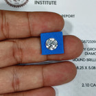 2ct Igi Certified Diamond Natural D Color Lab Grown Cvd Round Cut Vvs1 Clarity