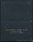 Original 1920 s Outrigger Canoe Club Waikiki  Honolulu Photo   Membership Card