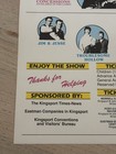 Vintage 1989 Bill Monroe Concert Poster Mac Wiseman Eastman Kodak Kingsport Rare