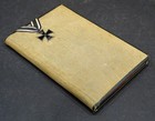 1914 Ww1 German Iron Cross Medal Ribbon Journal Book W  Original Silhouettes