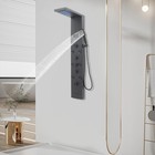 6-in-1 Led Shower Panel Smart Shower Panel Mechanism With Led Display Wall Mount