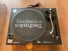 Technics Sl-1200 Mk5 Black Dj Turntable With Dust Cover Record Player