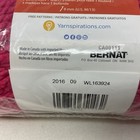 Lot Of 3 Bernat Softee Chunky Yarn Skeins Hot Pink  6 Super Bulky 3 5 Oz 