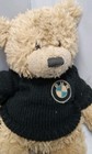 Bmw Honey Bear Plush By Gund Teddy Stuffed Animal Black Knit Logo Sweater