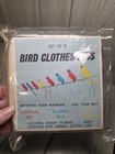 Vtg 1970 Plastic Bird Clip Clothespins Chadwick-miller Cardinal Canary Bluebird 